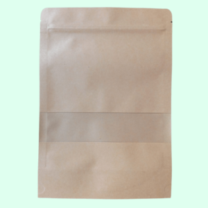 KRAFT STANDY POUCH 180 X 260 + 40MM
